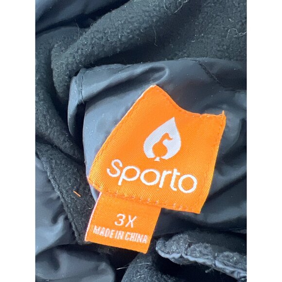 Sporto Tulip Quilted Water Resistant Parka Coat Plus Size 3X Outdoor Winter NEW - Picture 3 of 7